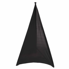Speaker Tripod Cover Polyester Adjustable Stand Stretch Covering with Buckle Stage Accessories