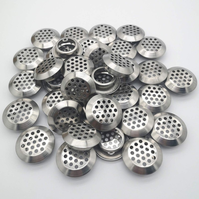 CTRICALVER 35 Stainless Steel Air Vents Ventilation Louvers | Round,
