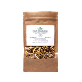 Memory Focus Herbal Tea with Gingko & Gotu Cola |Natural Memory Booster |Mental Concetration Support - Caffeine-Free 50g