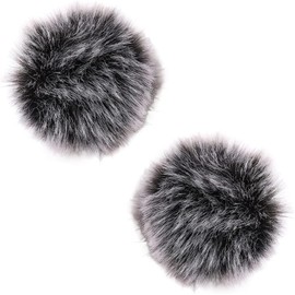 Pin Microphone Windmuff, Lapel Microphone, Windscreen, Pin Microphone Windshield, Microphone Accessory for Microphone (0.5 cm)