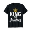 King of Janitors Cleaning Janitor Custodian T-Shirt