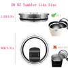 CYHTSHFZ Tumbler Lids for Yeti, 2 Pack Replacement Lids for