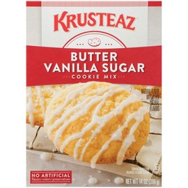 Krusteaz Bakery Style Cookie Mix, Butter Vanilla Sugar, 14-Ounce Boxes