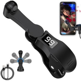 Smart Automatic Screen Clicker Tapper, Adjustable Auto Screen Clicker for Smart Phone Apps for Live Likes, Games, Shopping, Reward Tasks Auto Clicker for Smart Phone:_black