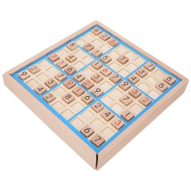 Sudoku Sudoku Puzzle, Sudoku Toy, Brain Training, Learning Game, Mathematics, Math Play, Tabletop Game, Wooden Board Game, Educational Toy, Lightweight, Portable, Convenient for Kids, Birthdays,