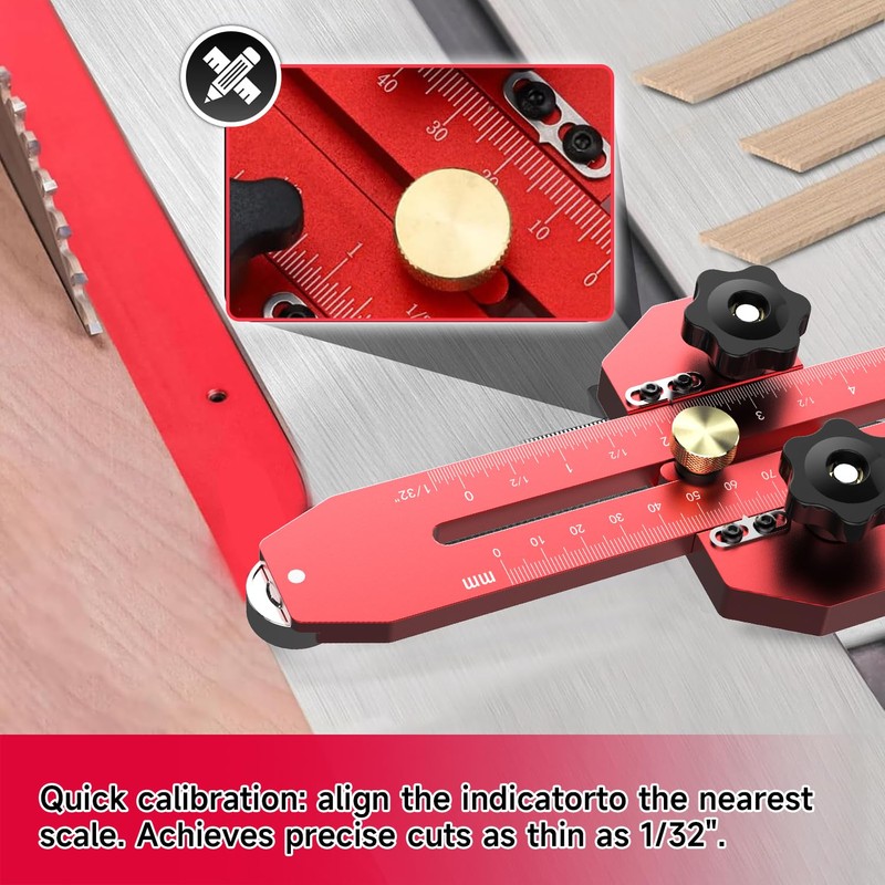 M-T Thin Rip Jig Table Saw Jig for Making Repetitive