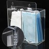 12 Pcs Acrylic Small Hinges - Self Adhesive Clear Plastic