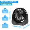 Tomedeks Fan Table Fans Quiet Operation, USB Powered Table Fan,
