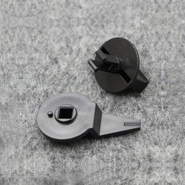 JNNJ Warning Triangle Cover, Holder Warning Triangle Tailgate Knob Holder Clip, Tailgate Boot Warning Triangle Cover, Compartment Holder, Rotary Knob Mounting Lock (Black)