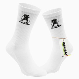 Huuraa Unisex Socks Ice Hockey Gift Size 37/46 Ice Hockey Gift Idea, multicoloured