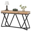 Tribesigns 55 Inches Console Table, Farmhouse Sofa Table Wood Entryway