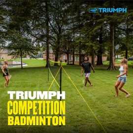 Triumph Competition Badminton Set with Steel Construction