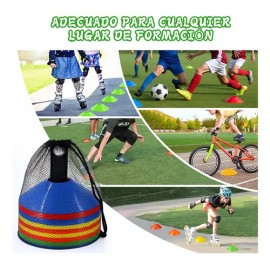 Kit 50 Platos De Entrenamiento Deportivo 1 Porta Platos                                                                                               