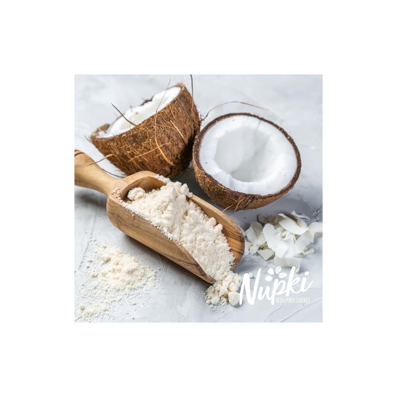 Nupki Harina de Coco orgánica (2 pack 400g c/u.). Ideal