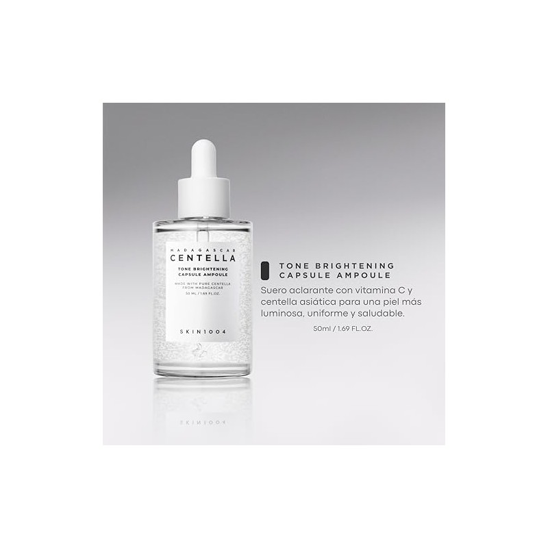 Madagascar Centella Tone Brightening Capsule Ampoule by Skin1004 for Women