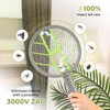 Aspectek 3000V Electric Fly Swatter for Indoor and Outdoor Use,