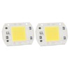 2 Pcs LED COB Chip High Power Driverless Integrated SMD