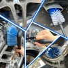 Wheel Brush Kit,Soft Drill Wheel Cleaner Brush, No Scratches Highly