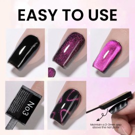 Accesorios Para Uñas Imán De Efecto Ojo De Gato Kit Uñas/40p
