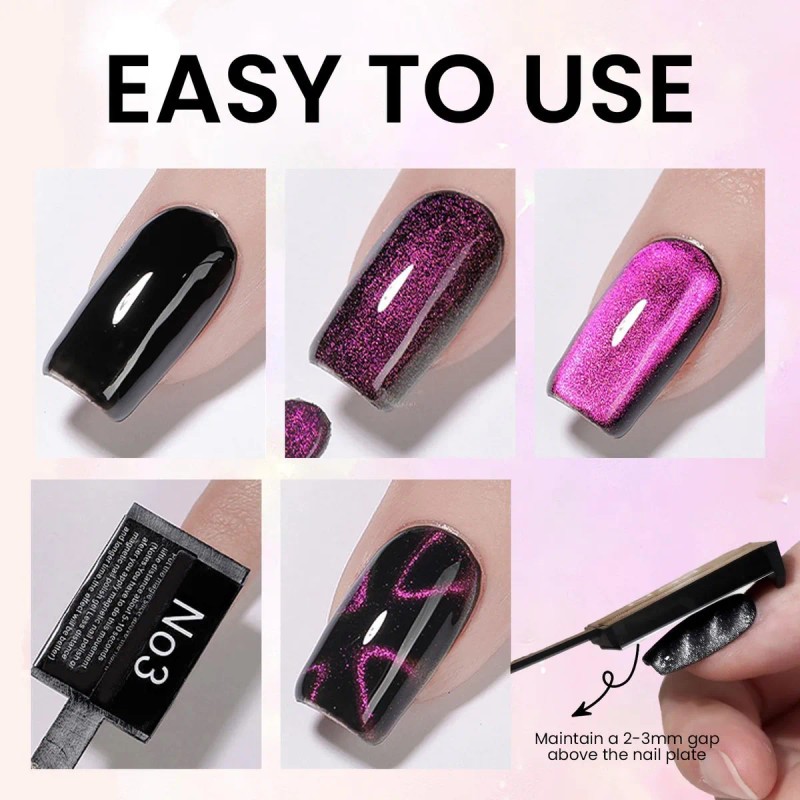 Accesorios Para Uñas Imán De Efecto Ojo De Gato Kit