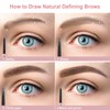 TurritopsisD Eyebrow Pencil, Brow Pen Dual-ends Thick & Fine Tip