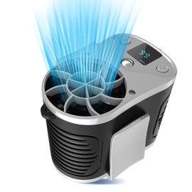 AOJLZF 15000mAh Portable Waist Fan Rechargeable, 7 Speeds 10000RPM Neck Fan with LED Display, Hands-Free Wearable Belt Personal Fan for Outdoor, Jobsite, Traveling - Up to 28H Cooling Time