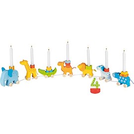 goki 60726 Caravana de Cumpleaños Remote Controlled Vehicle, Multi-Colour, Length: 70 cm