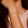 Turandoss Gold Initial Bracelets for Women Trendy - 18K Gold