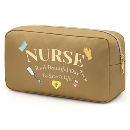 Nurse Week Gifts for Nurse Makeup Bag Nurse Gifts for Women Nursing Student Present Retirement Graduation Appreciation Present Cosmetic Bag Nursing Keepsakes Inspirational Souvenir Coworker Friends