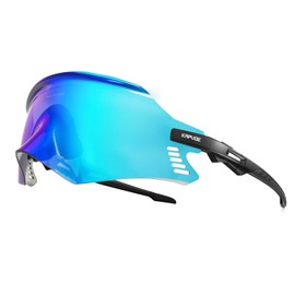 KAPVOE Cycling Glasses Mountain Bike Sunglasses MTB Windproof Motorcycle Goggles Men Women Triathlon Sports Running
