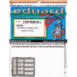 Eduard Photoetch (Zoom) 1:72 - Seatbelts LuftWaffe Fighter