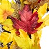 Maple Leaf Artificial Fall Harvest Wreath - 22"