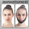 ZOPJUMA Reusable Chin Strap, V-shaped Chin Face Tightening Band, Face