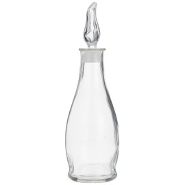 Borgonovo Indro Aceitera de Vidrio con Tapa Plástica anti-derrame,