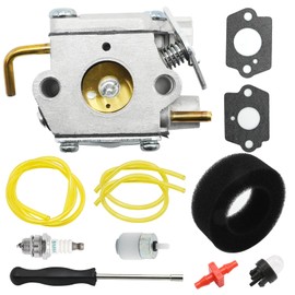 laffoonparts 753-04333 WT-827 Carburetor Carb Air Filter Kit, Replacement for Ryobi 790r 775r 767r 766r 765r 750r 280r 310BVR Trimmer Blower, Replacement for Troy-Bilt TB10CS TB20CS TB20DS TB65SS