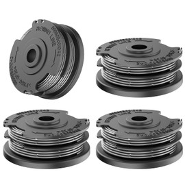 MUFUSHAN Pack of 4 grass trimmer spools, F016800351 grass trimmer thread spool, standard double autofeed spools, compatible with Bosch Advancedgrasscut 36, ART 36-36 LI, ART24/24+, ART 27/27+, ART