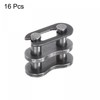 uxcell 16Pcs #25 Chain Master Connector Link Roller, 1/4" Pitch