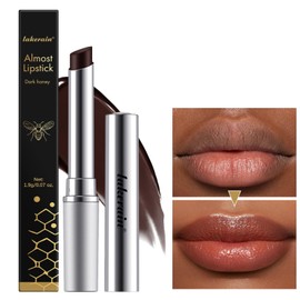 Black Honey Lipstick, Almost Lipstick Black Honey, Honey Balm Black Lipstick Tinted Lip Balm, Natural Deeply Moisturising Hydrating Long-Lasting Lip Plumping Lip Care for Dry Lips