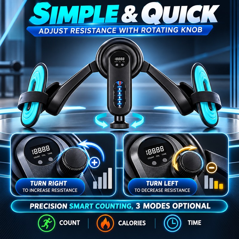 Thigh Exerciser for Home Workouts –10-100lbs Adjustable Resistance with Digital