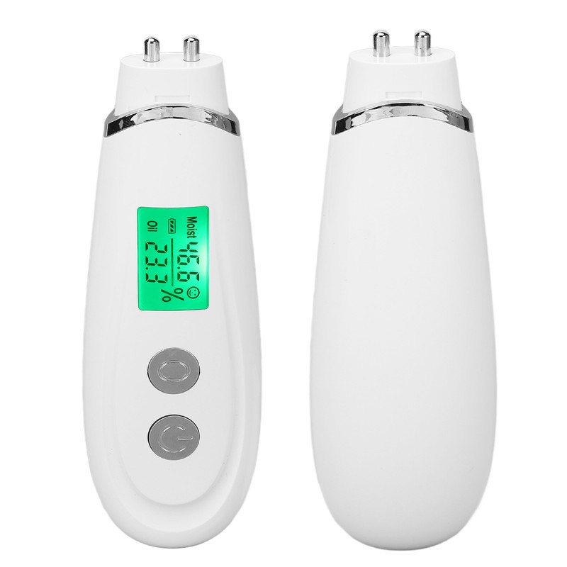 Skin Detector White Facial Moisture Tester Detector Skin Oil Content