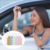 PATIKIL Leather Keychain Blanks, 8 Pack PU Leather Key Fob
