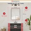 Keonjinn 22 x 30 Brushed Nickel Bathroom Mirrors for Over