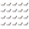 20Pcs Metal M6 Wing Nuts High Strength M6 Wing Butterfly