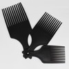Afro Hair Comb Smooth and Stable Wide Teeth Plastic Styling