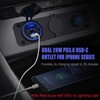 Autopher 2 Pack USB C Car Charger Dual 20W PD