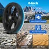 BlessReach Knee Scooter for Adults for Foot Injuries, 8'' Rubber