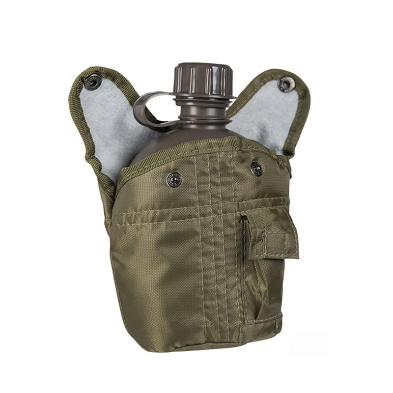 Mil-Tec Unisex – Erwachsene Flasche-14505001 Flasche, Oliv, Kunststoff, Einheitsgröße