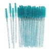 100 Cepillos Para Pestañas Extensión Brillante Glitter Mink