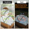 32.2" X 13.4" X 14" Foldable Greenhouse Cover for Raised