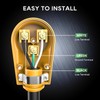 RVGUARD NEMA 6-50R Receptacle, 250 Volt 50 Amp Female Plug,